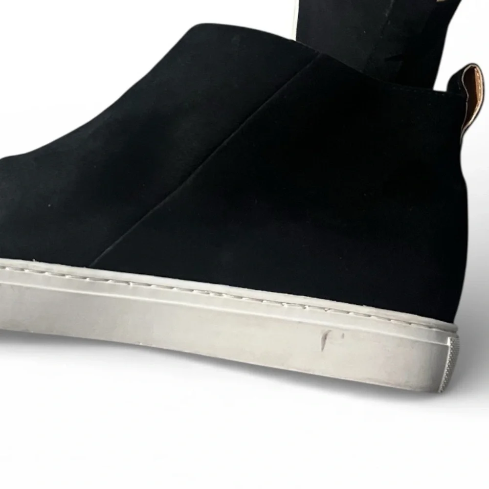 J. Crew Black Slip-On Sneakers